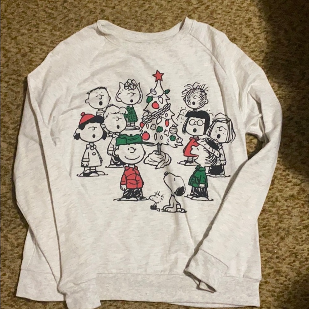 Peanuts Charlie Brown Christmas Sweater M